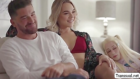 Hot babe getting anal and a big cock deep throat on