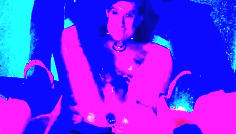 Brunette girl uses a toy to get her tight anus wet