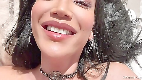 Busty shemale fucked and rimmed by an awesome tranny