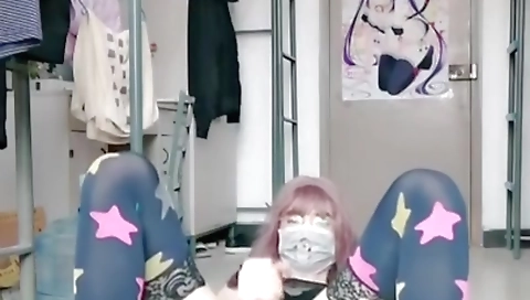 Asian shemale with a lean body is on the bed and fucked