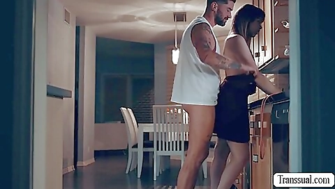 Horny brunette slut is so hot that her pussy is ready to be fucked